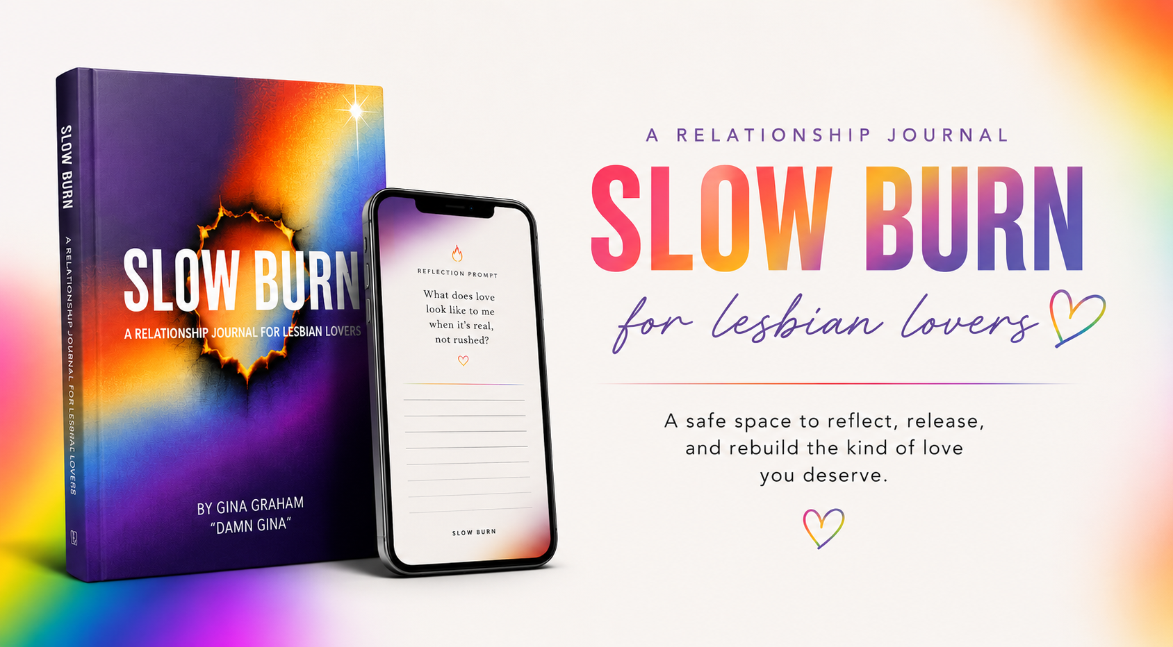 Slow Burn — A Relationship Journal for Lesbian Lovers by Gina Graham
